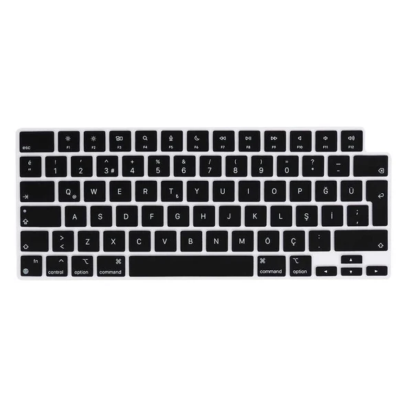 Zore Apple ile uyumlu Macbook Pro 16.2 2023 A2780 Klavye Koruyucu Silikon Ped - Resim 4