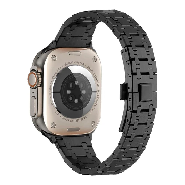 Zore Apple ile uyumlu Watch 44mm KRD-83 Metal Kordon - 2