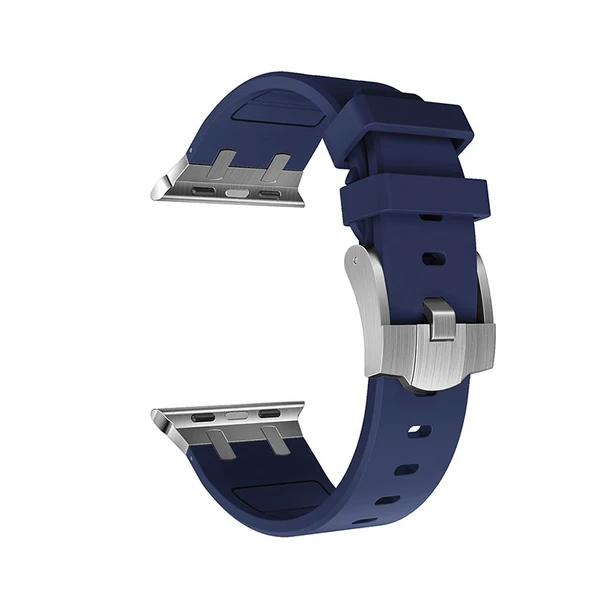 Zore Apple ile uyumlu Watch 44mm KRD-89 Silikon Kordon - 11