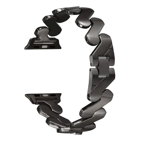 Zore ​​​Apple ile uyumlu Watch Ultra 49mm Kordon KRD-80 Metal Strap Kayış - Resim 11