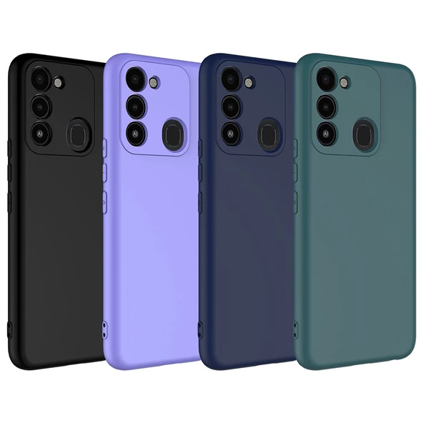 Tecno Spark 8C Kılıf Zore Mara Lansman İç Yüzeyi Kadife Kılıf - 6
