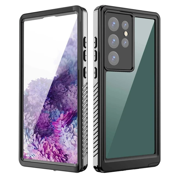 Zore Galaxy ile uyumlu S23 Ultra Kılıf 1-1 Su Geçirmez Kılıf - 1