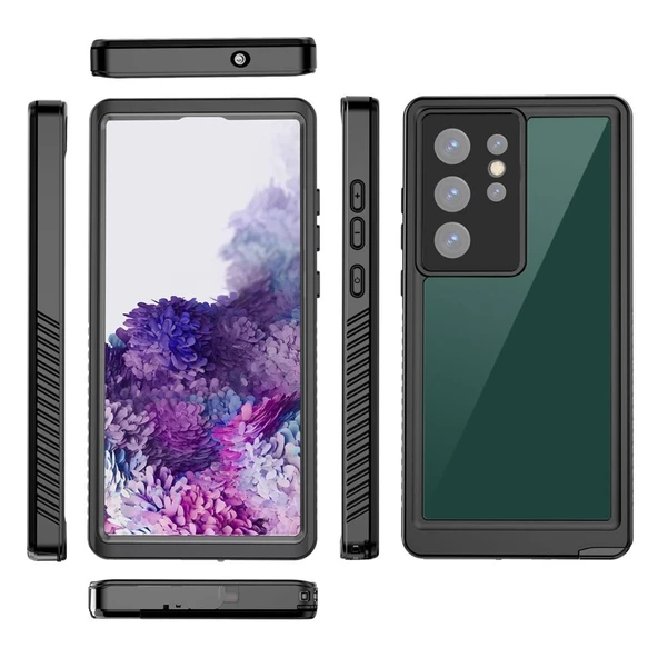 Zore Galaxy ile uyumlu S23 Ultra Kılıf 1-1 Su Geçirmez Kılıf - 11