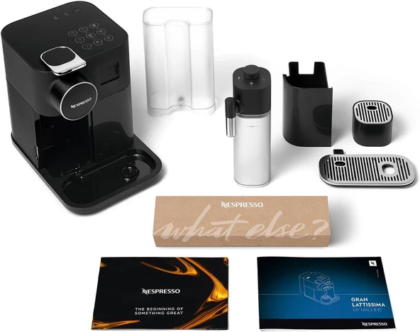 Nespresso F541 Gran Latissima Süt Çözümlü Kahve Makinesi, Siyah - 6