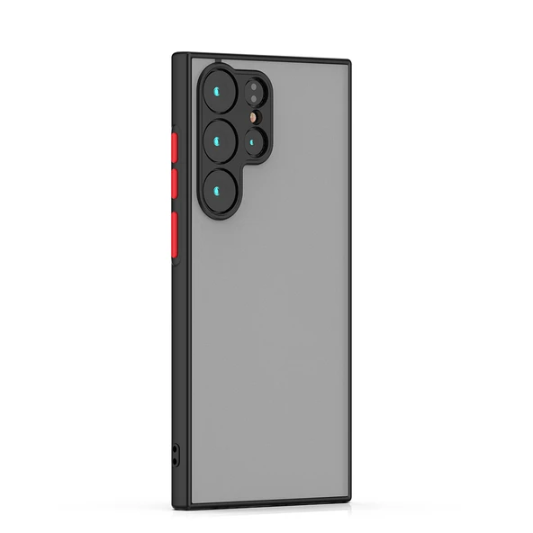 Zore Galaxy ile uyumlu S23 Ultra Kılıf Hux Kapak - Resim 2