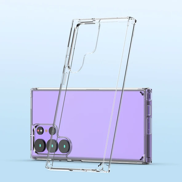 Zore Galaxy ile uyumlu S23 Ultra Kılıf Coss Kapak - Resim 2