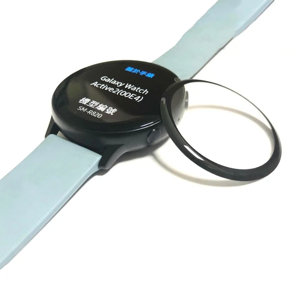 Zore Galaxy ile uyumlu Watch Active 2 44mm PMMA Pet Saat Ekran Koruyucu