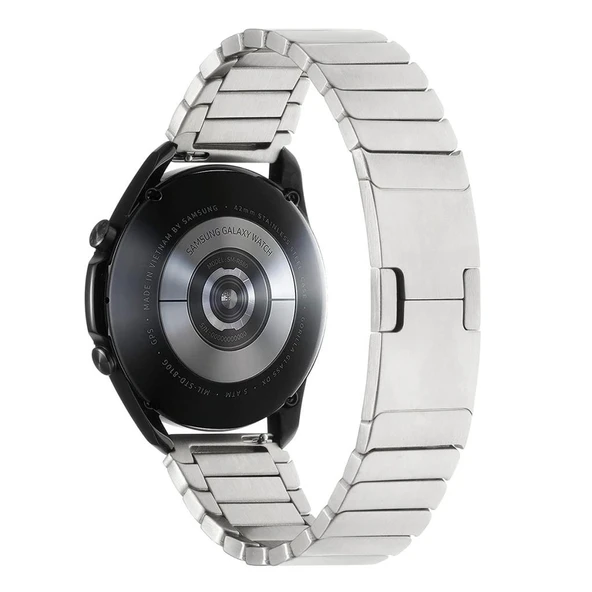 Zore Gear ile uyumlu S3 (22mm) KRD-82 22mm Metal Kordon - 7