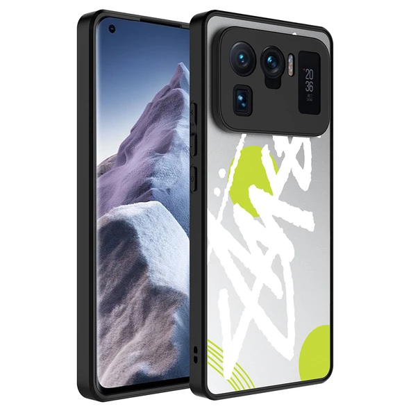 Zore Xiaomi ile uyumlu Mi 11 Ultra Kılıf Aynalı Desenli Kamera Korumalı Parlak Mirror Kapak - 5