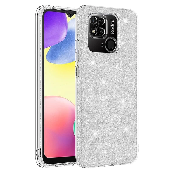 Zore Xiaomi ile uyumlu Redmi 10C Kılıf Shining Silikon - 4