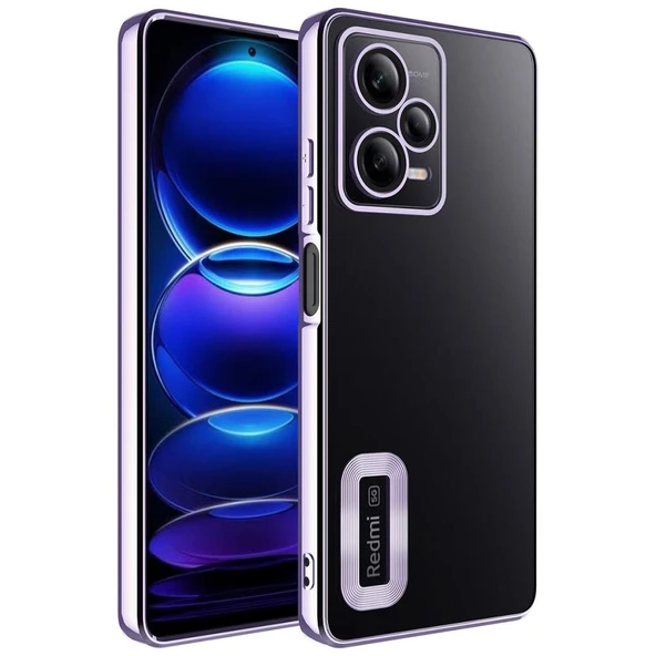 Zore Xiaomi ile uyumlu Redmi Note 12 5G Kılıf Kamera Korumalı Logo Gösteren Omega Kapak - 3