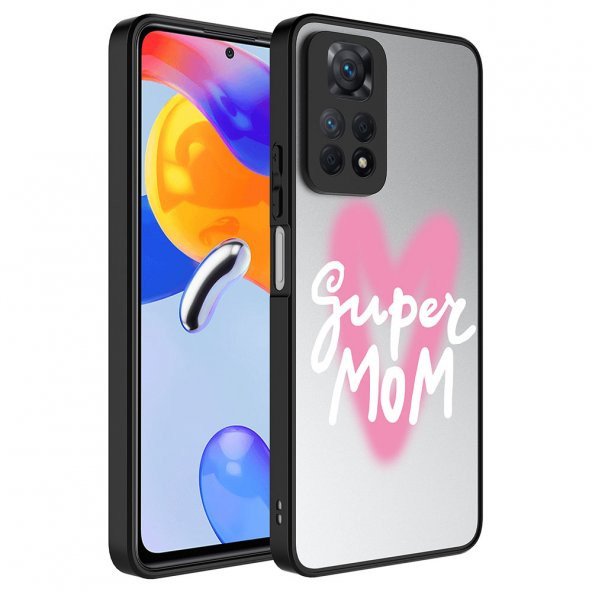 Xiaomi Redmi Note 12 Pro 4G Kılıf Aynalı Desenli Kamera Korumalı Parlak Mirror Kapak - 1