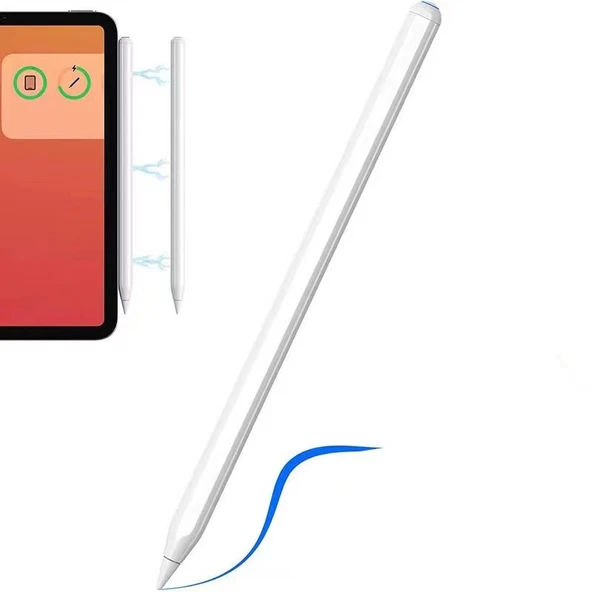 Zore Pencil 09 Palm-Rejection Magnetik Şarj ve Eğim Özellikli Dokunmatik Çizim Kalemi - 7