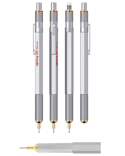 Rotring 800 Versatil Kalem 0.5 Krom 1904449 - 2