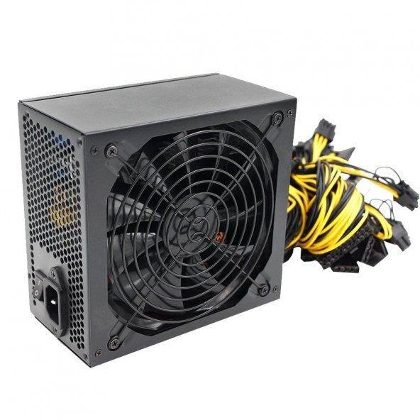 PowerBoost  BST-ATX2000 2000w 14cm SIYAH fan, Mining  ATX POWER SUPPLY Retail - 4