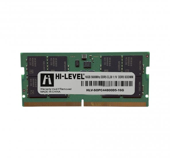 HILEVEL 8GB DDR5 5600Mhz SODIMM 1.1V HLV-SOPC44800D5-8G
