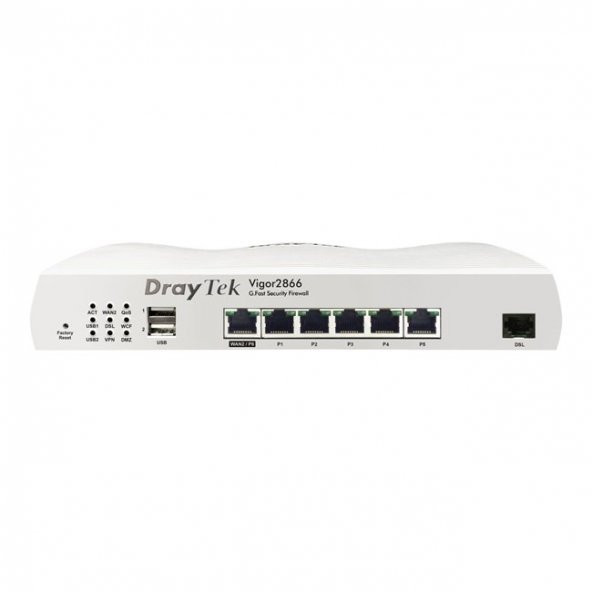 Draytek Vigor 2866 VDSL2 & ADSL2 Dual-WAN Firewall