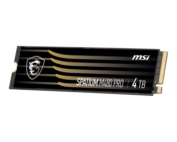 MSI  SSD SPATIUM M480 PRO PCIE 4.0 NVME M.2 2TB R:7400 W:7000 - 3