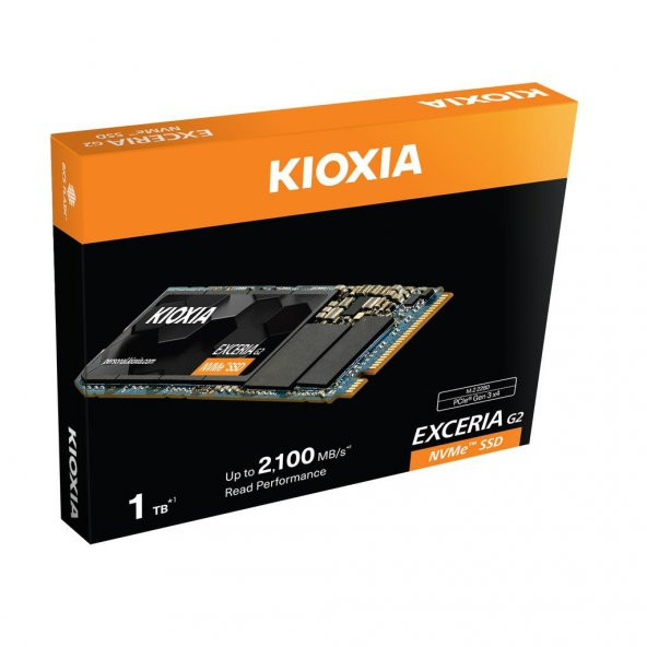 KIOXIA 1TB KIOXIA EXCERIA G2 PCIe M.2 NVMe 3D 2100/1700 MB/s LRC20Z001TG8