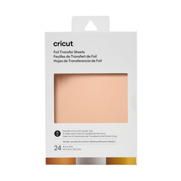 CRICUT 2008716 TRANSFER FOLYO SAYFA 10X15CM 24 SAYFA METALIK