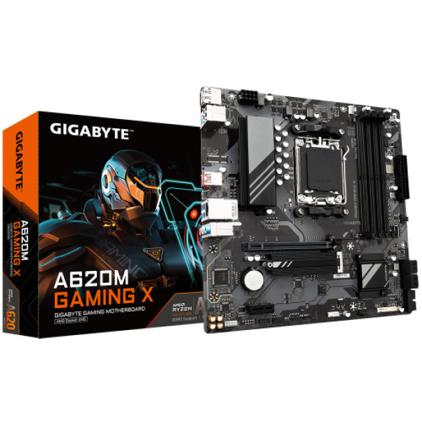 GIGABYTE A620M GAMING X 6400MHzOC DDR5 Soket AM5 M.2 HDMI DP mATX Anakart - 5