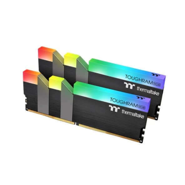 THERMALTAKE  toughram rgb siyah ddr4-3200mhz cl16 16gb 2x8gb dual bellek kiti