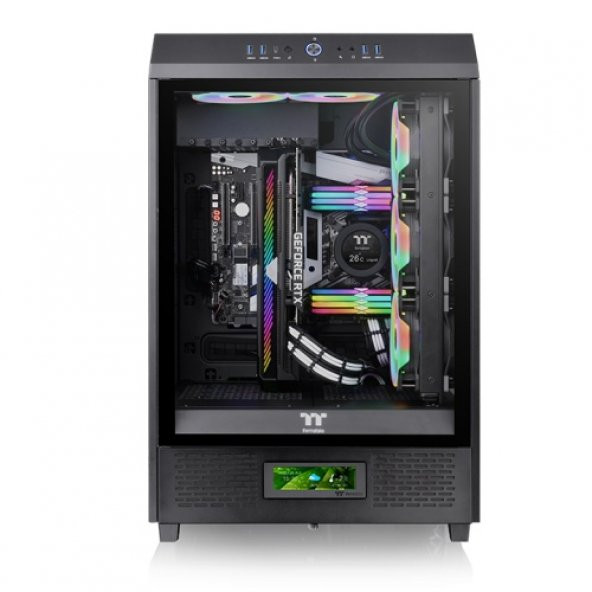THERMALTAKE  tower 500 kasa için rgb 3,9" lcd panel kiti siyah - 4