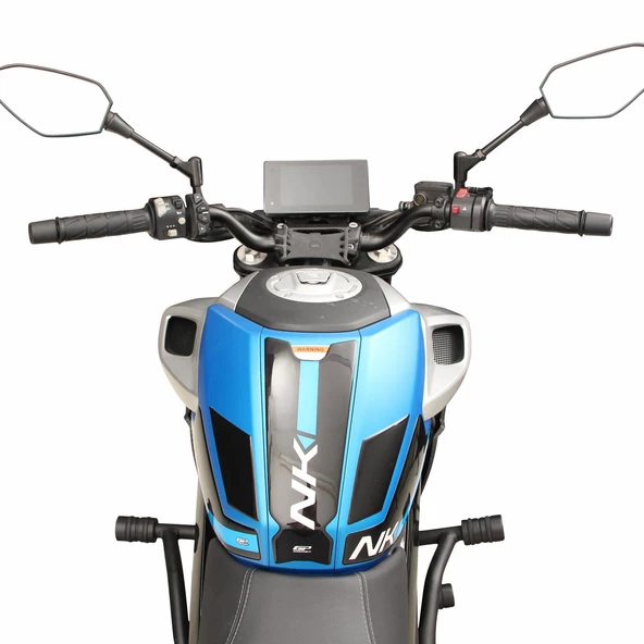 GP Kompozit CF Moto 250 NK 2023-2024 Uyumlu Full Pad Seti Mavi - 3