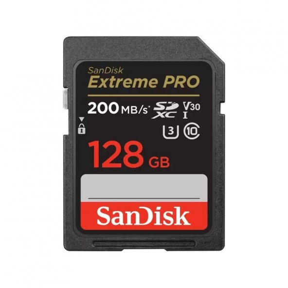 SANDISK 128GB SD KART 200Mb/s EXT PRO C10 SDSDXXD-128G-GN4IN