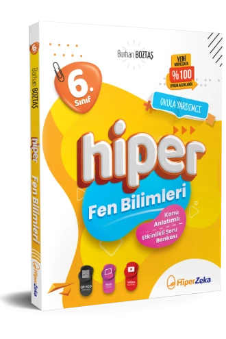 Hiper Zeka 6. Sınıf Hiper Fen Bilimleri Konu Anlatımlı & Etkinlikli Soru Bankası 2026 - 1