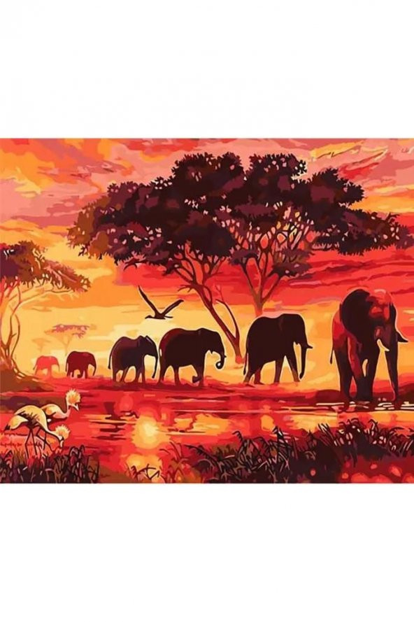 Movas Sanat Fillerin Geçişi | Elmas Mozaik Tablo | Mozaik Puzzle  | 60x50 | E20203736