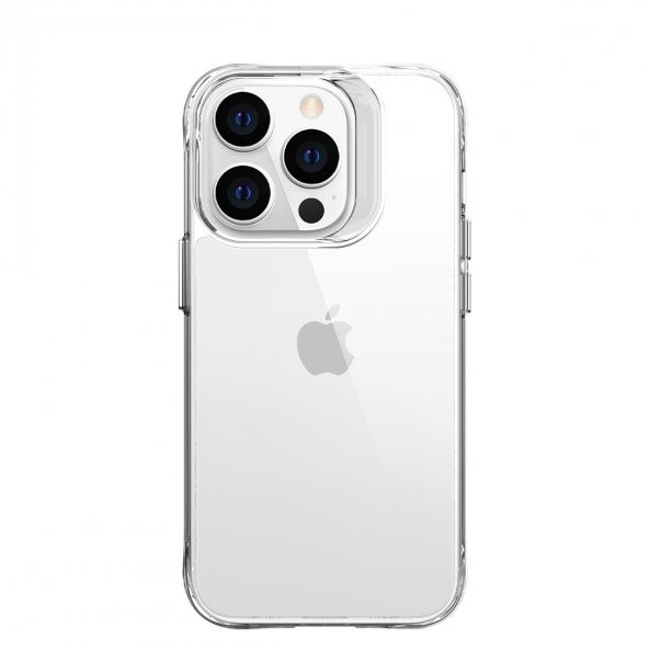 Apple iPhone 14 Pro Max Kılıf Zore Şeffaf Ultra İnce Airbag Tasarımlı Okka Kapak