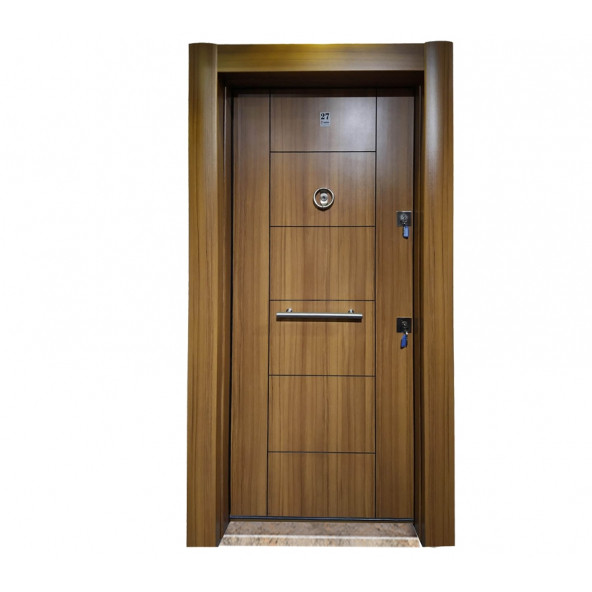 Ahşap Çelik Kapı, Daire Kapısı Gizli Ayarlı TIrnaklı Sistem Sağ Açılım - 1