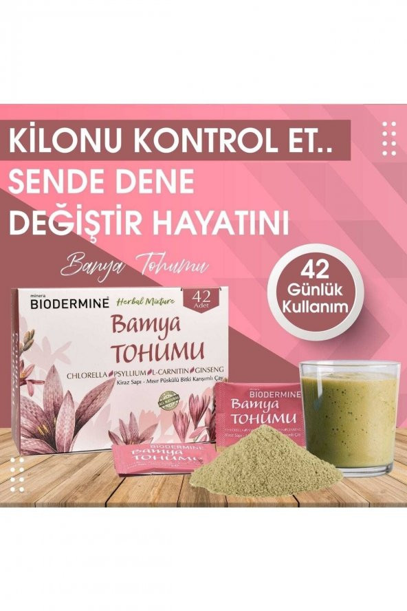 Bamya Tohumu Form Çayı X 3 Kutu 126 Günlük Kullanım