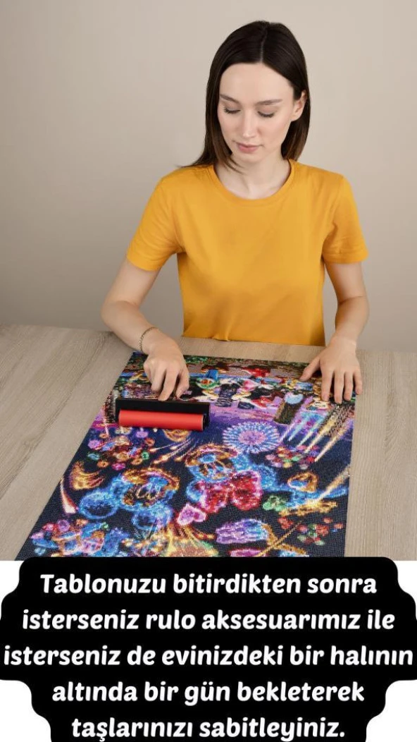 Movas Sanat Mickey Mouse Partisi | Elmas Mozaik Tablo | 45x60 | E20203517 - 8