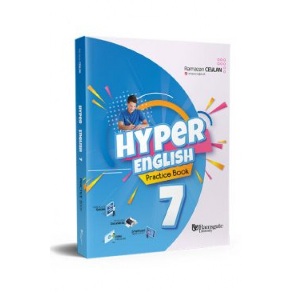 HİPER ZEKA --  7. Sınıf Hyper English  Practice Book (Quizzes & Dictionary)