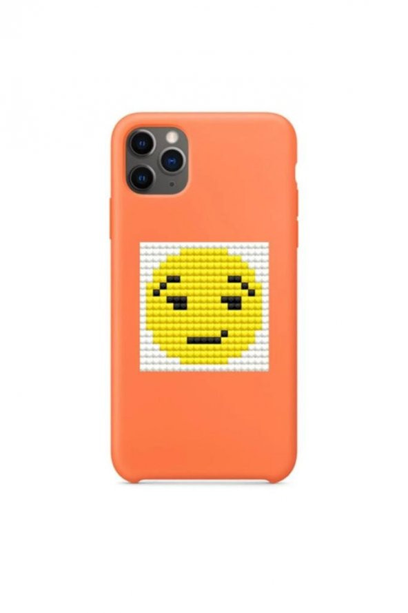 Telefon Kılıfı Arkası Mozaik Sticker Havalı Emoji 4,5x4,5cm