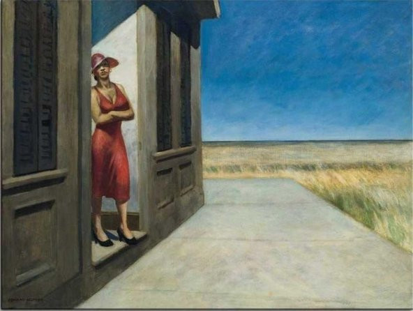 Movas Sanat Edward Hopper Güney Carolina Sabahı | Elmas Mozaik Puzzle  | 50x35 | E20203045M