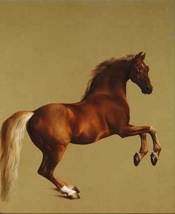 Movas Sanat George Stubbs Sahlanis | Elmas Mozaik Tablo | Mozaik Puzzle  | 40x50 | E20203000M