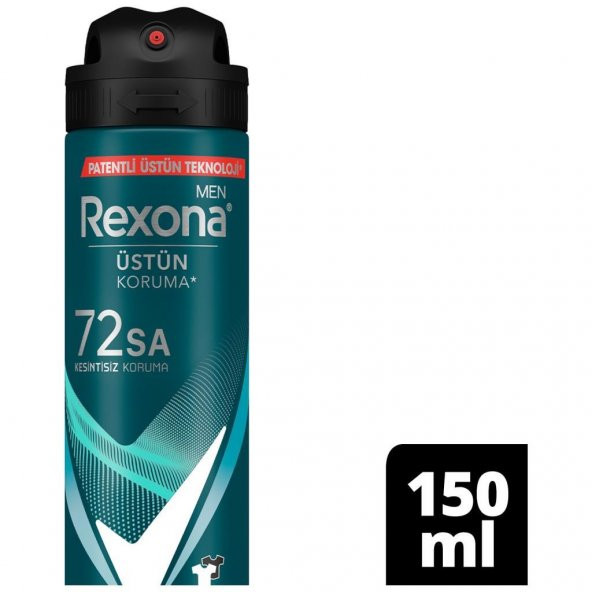 Rexona Men Erkek Sprey Deodorant Invisible Ocean Deep 72 Saat Kesintisiz Üstün Koruma 150 ml