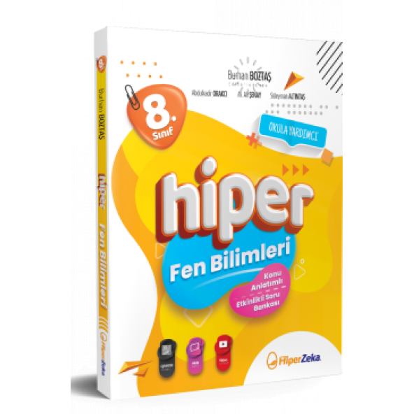 Hiper Zeka 8. Sınıf Hiper Fen Bilimleri Konu Anlatımlı & Etkinlikli Soru Bankası Burhan Boztaş