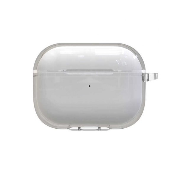 Apple Airpods Pro 2 Kılıf Şeffaf Kristal Silikon Zore Airbag 14 Kılıf