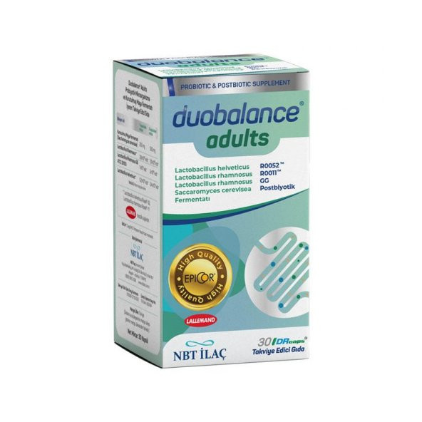 Nbt İlaç Doubalance Adults Takviye Edici Gıda 30 Kapsül