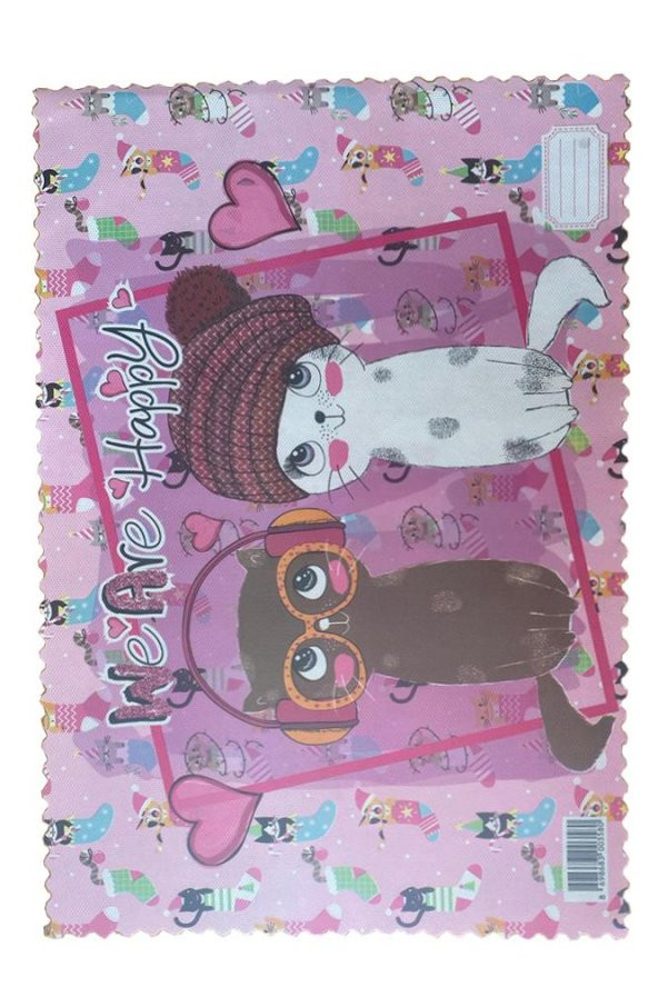 Beslenme Bezi Yıkanabilir 32x48 cm Unicorn 1 Adet Beslenme Örtüsü Okul Öncesi Kreş Anasınıfı İlkokul İçin İdeal - 2