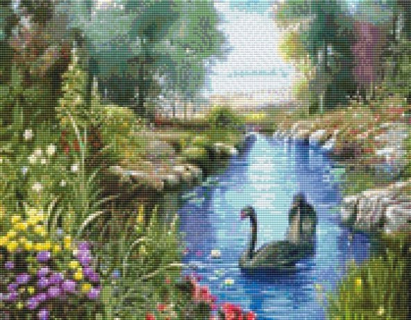 Movas Sanat Mozaik Tablo | Elmas Mozaik Tablo | Mozaik Puzzle | 45x35 | E20201499M