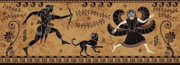 Movas Sanat Antik Yunan Resim Sanatı | Elmas Mozaik Tablo | Mozaik Puzzle | 55x20 | E20201706M