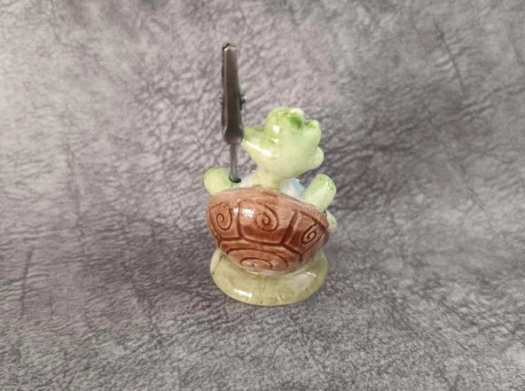 Notluk Masa Üstü 3Adet Okul Öğrenci Hediye Kırtasiye Sevimli Kaplumbağa - 7