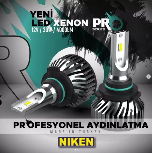 Niken Far Ampulü Led Xenon Pro Serisi H10 - 4