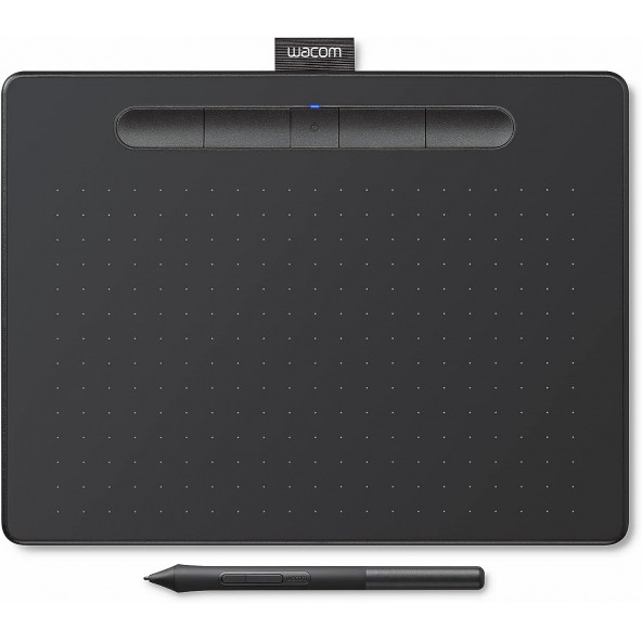Wacom Intuos Orta Boy Bluetooth Grafik Çizim Tableti - Siyah