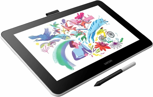 Wacom One HD Yaratıcı Kalem Ekranı, Ekranlı Çizim Tableti, 13.3 Inc